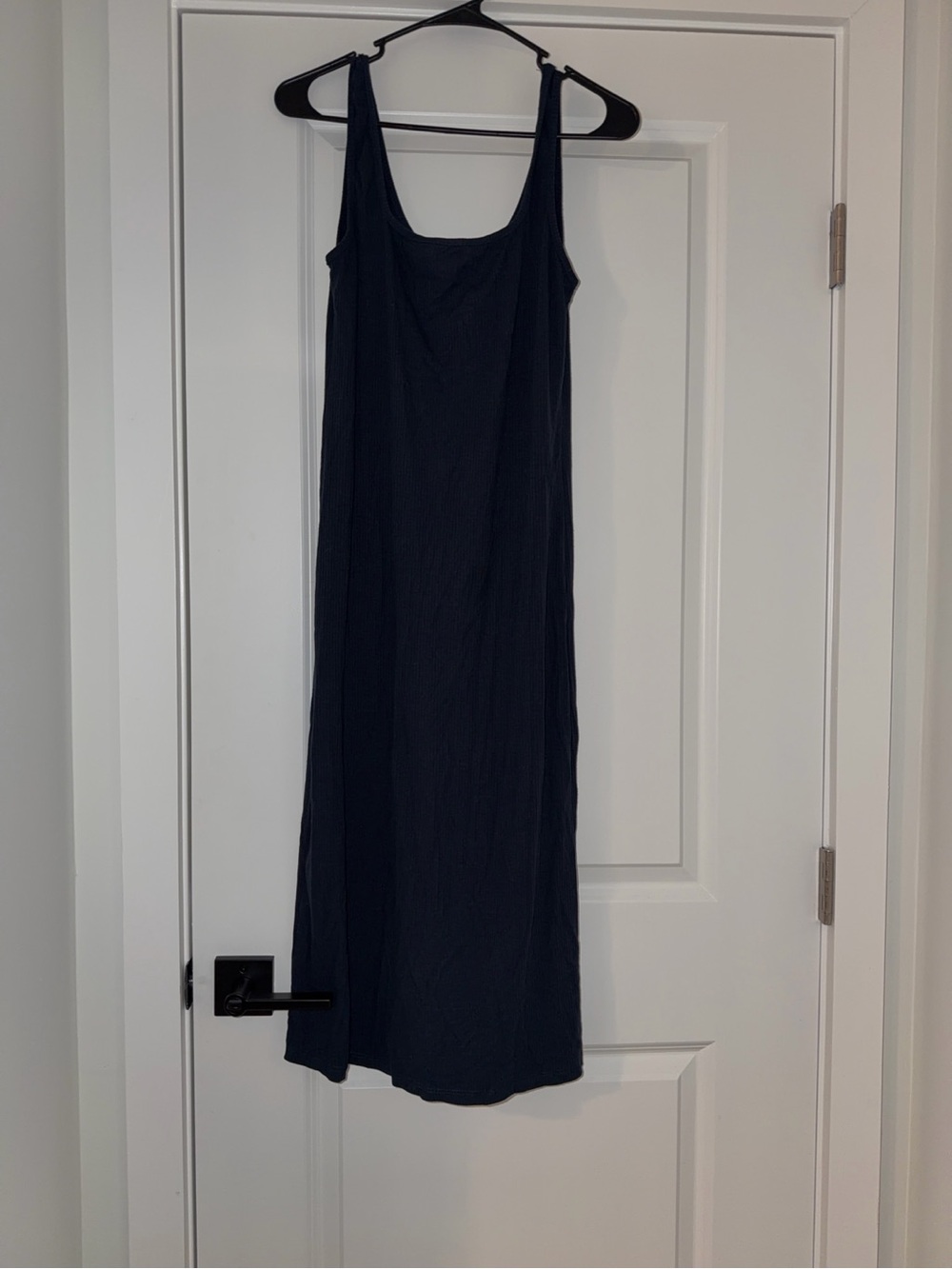 Emma’s Closet Black Ribbed Tank Maxi Dress Size Large